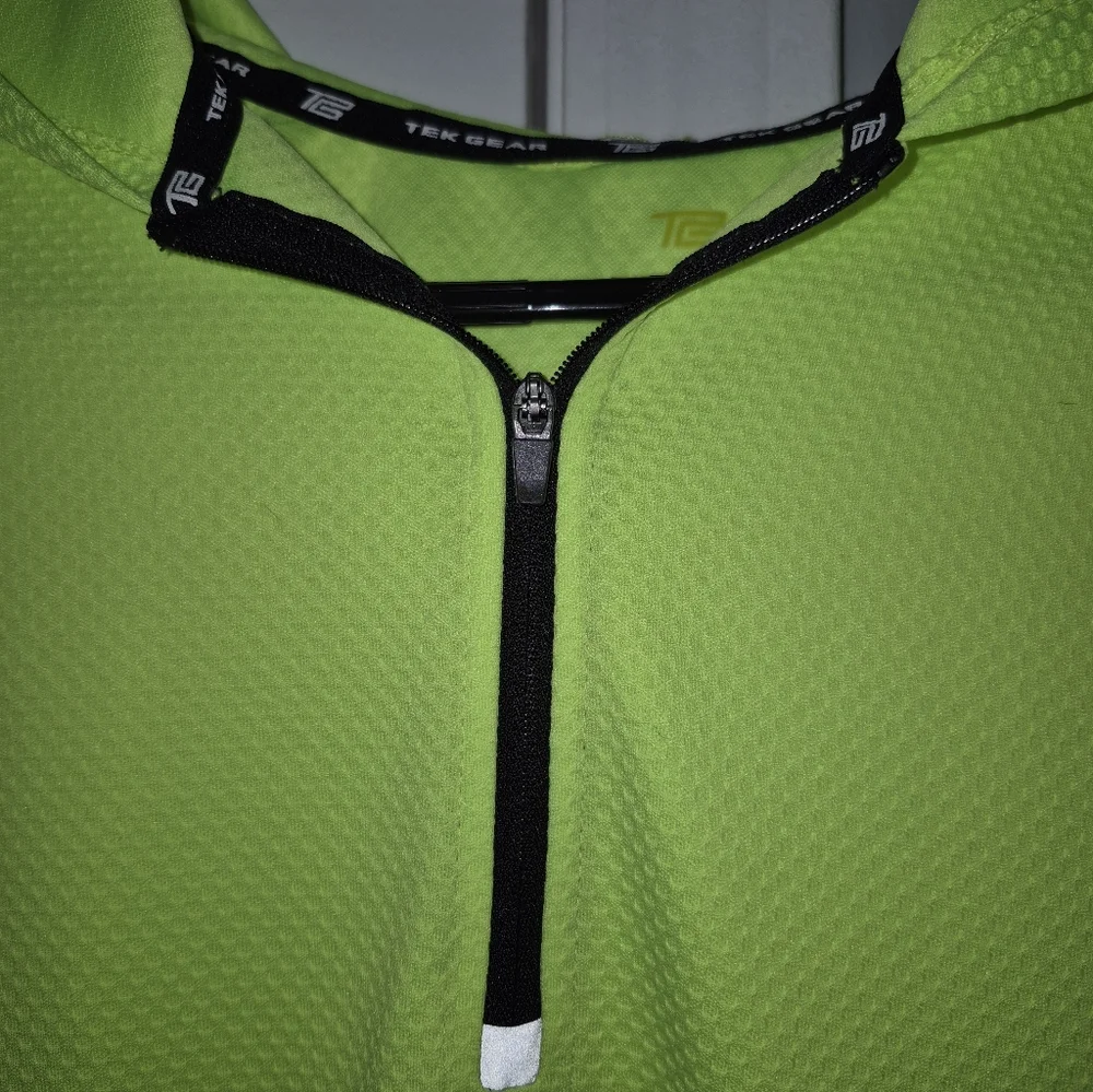 Tek Gear Neon Lime Pullover Hoodie Size XL - Picture 5 of 8